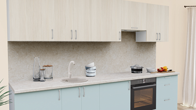 Кухня на заказ Ларче светлый 631 ТК